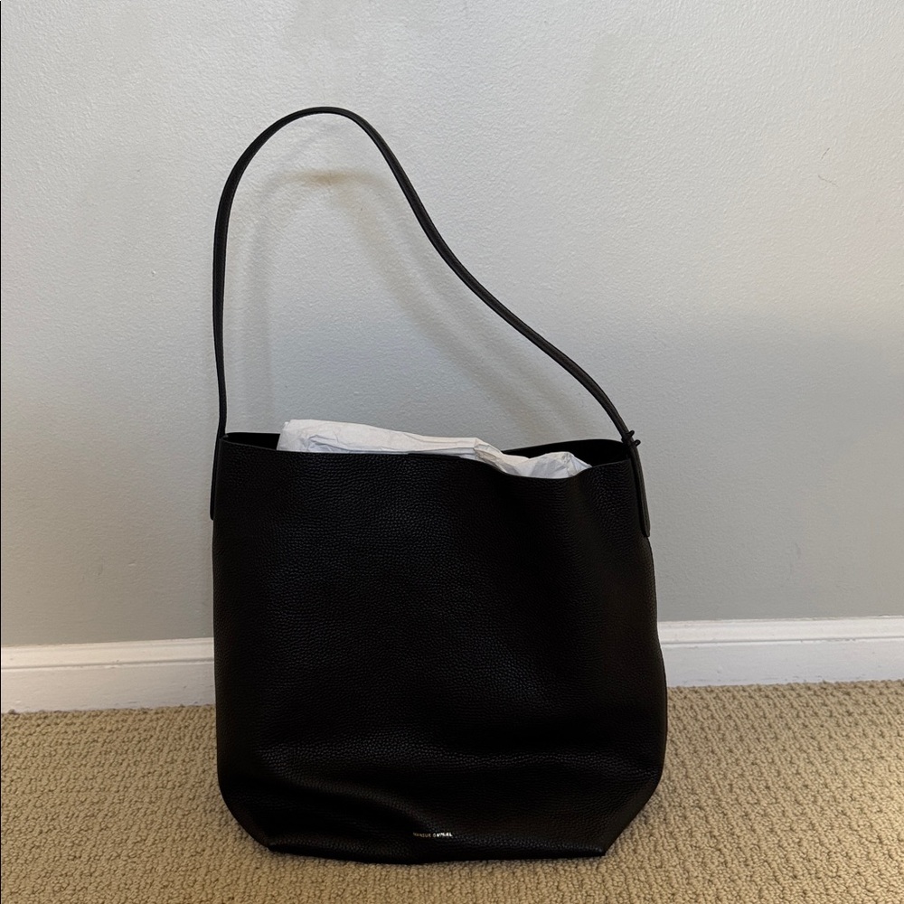 nwt mansur gavriel cabas leather tote - Picture 3 of 16